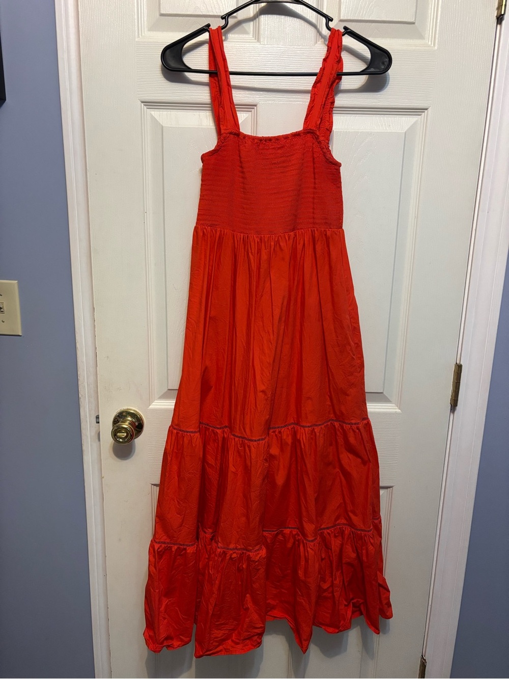 Women’s O.P.T. Red Smocked Sundress - Small